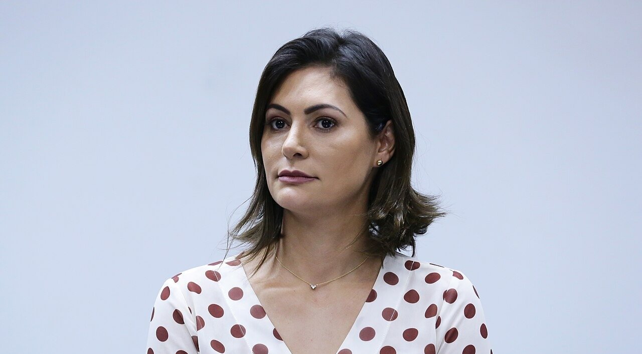 Michelle Bolsonaro durante audiência na Câmara dos Deputados